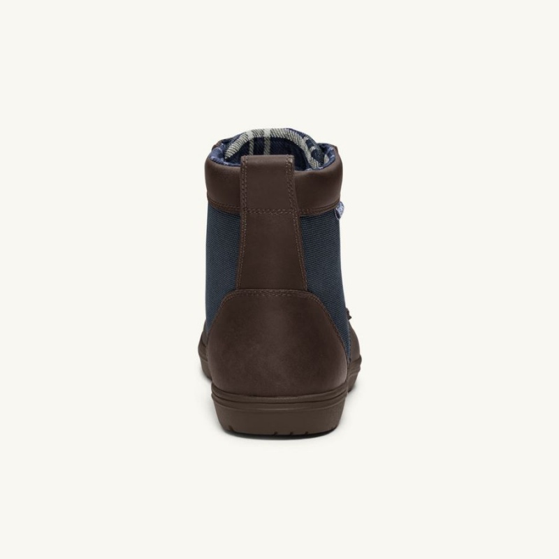 Lems Boulder Boot Nylon Støvler Dame Brune Marineblå | CHAMKD