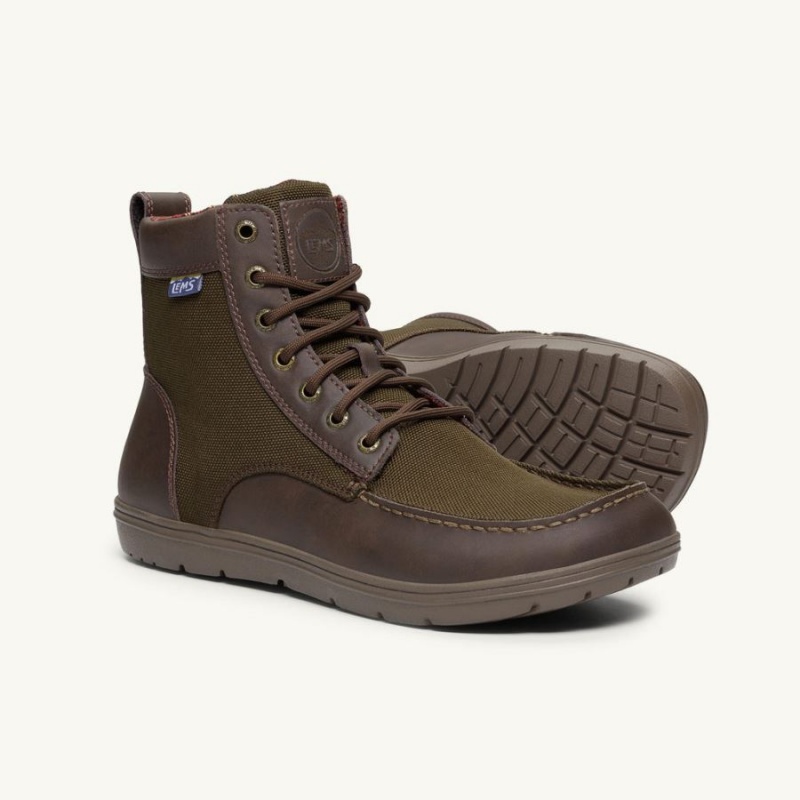 Lems Boulder Boot Nylon Støvler Dame Brune | ZGKMWI